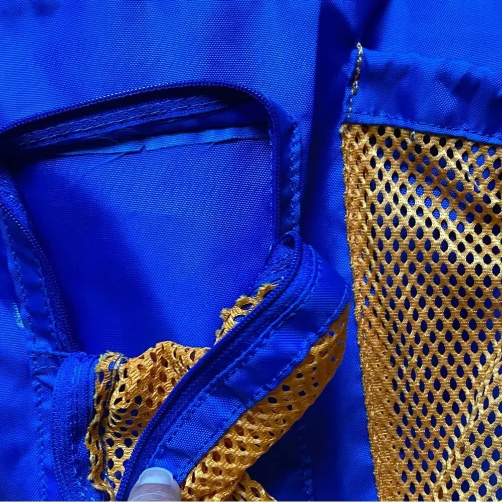 Sporti Equipment Mesh Swim Athletic Sport Backpack Orange & Royal Blue